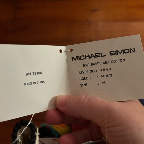 Vintage Michael Simon Pop Art Cardigan - Picture 4 of 7